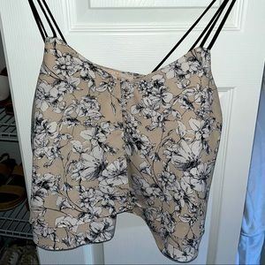 Guess floral tank top. Size S. Perfect condition.